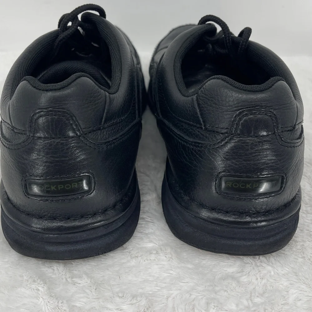 Rockport Black Leather Men's Oxfords SHOES SIZE 11 W LACE UP